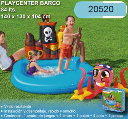 Imagen de PILETA PLAY CENTER BARCO 84L 140 X130X104 1.25